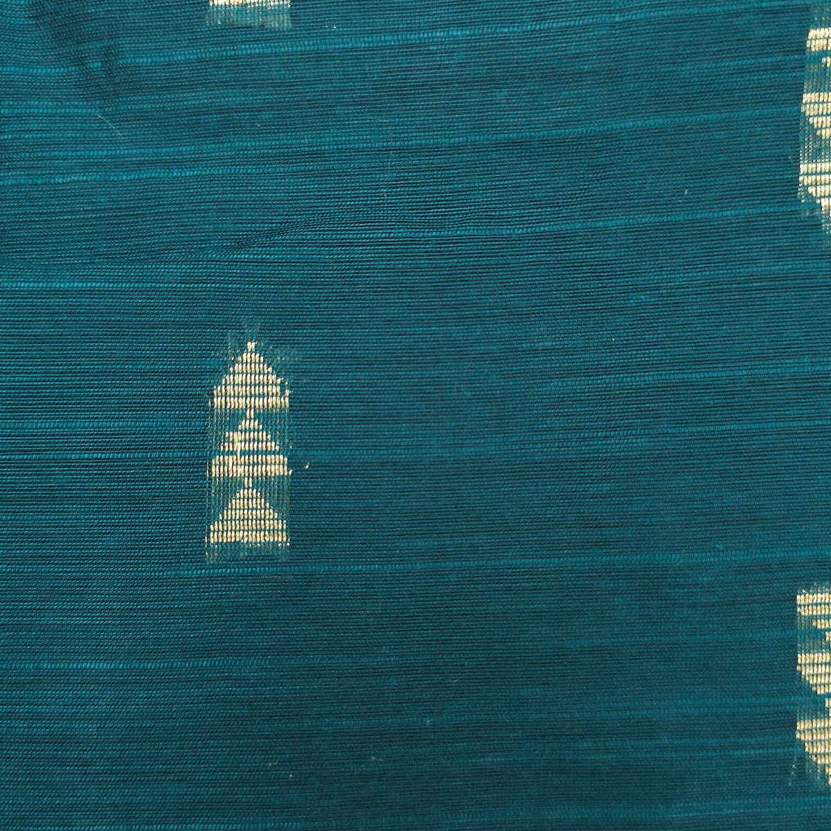 Kurti - 3 Piece Kurti Set - Teal Blue Raw Silk