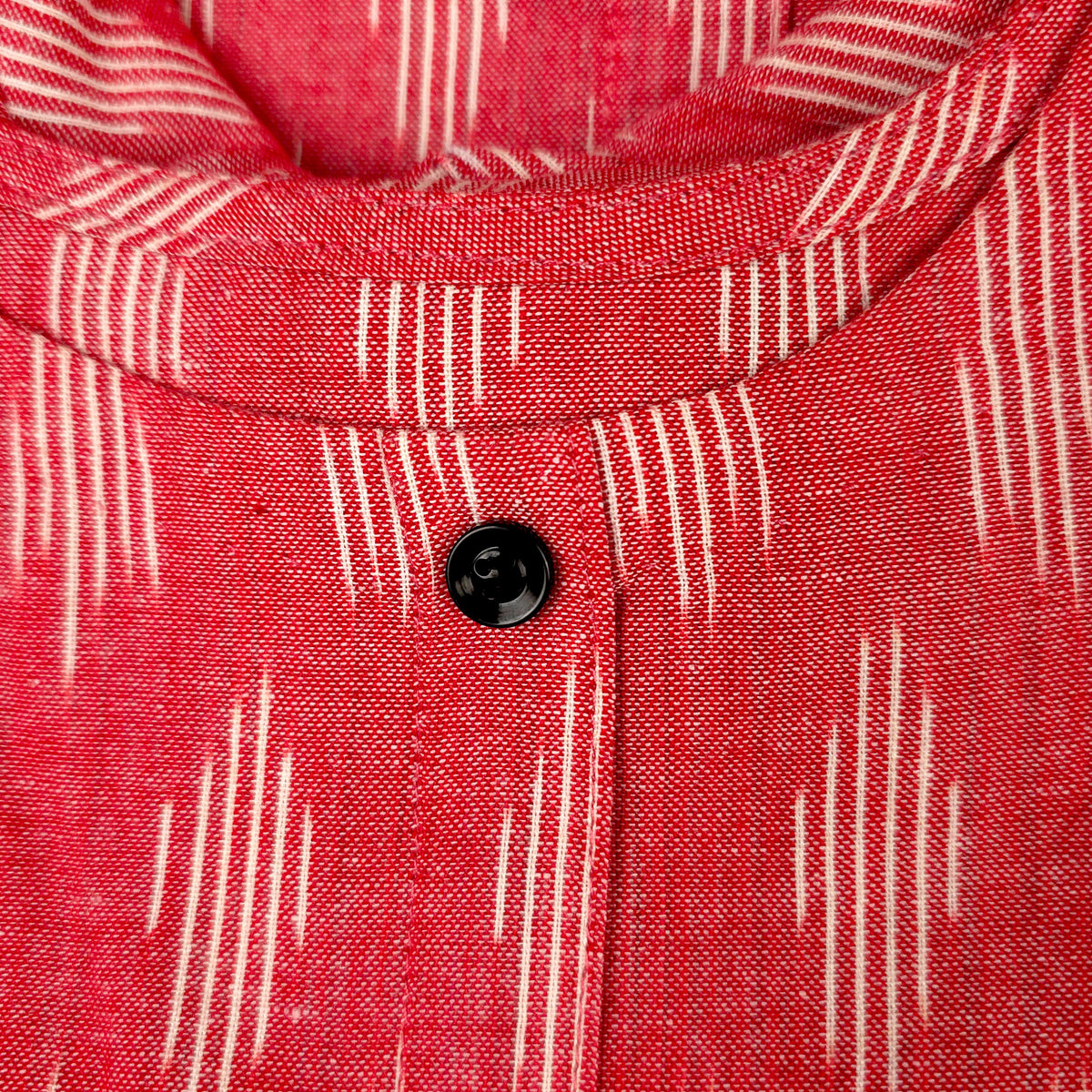 Kurti - Ikkat Kurti Top - Pink Ikkat