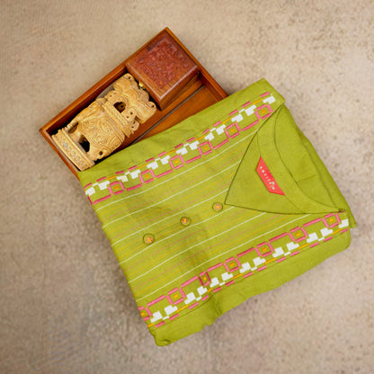 Kurti - 2 Piece Kurti Set - Lime Green