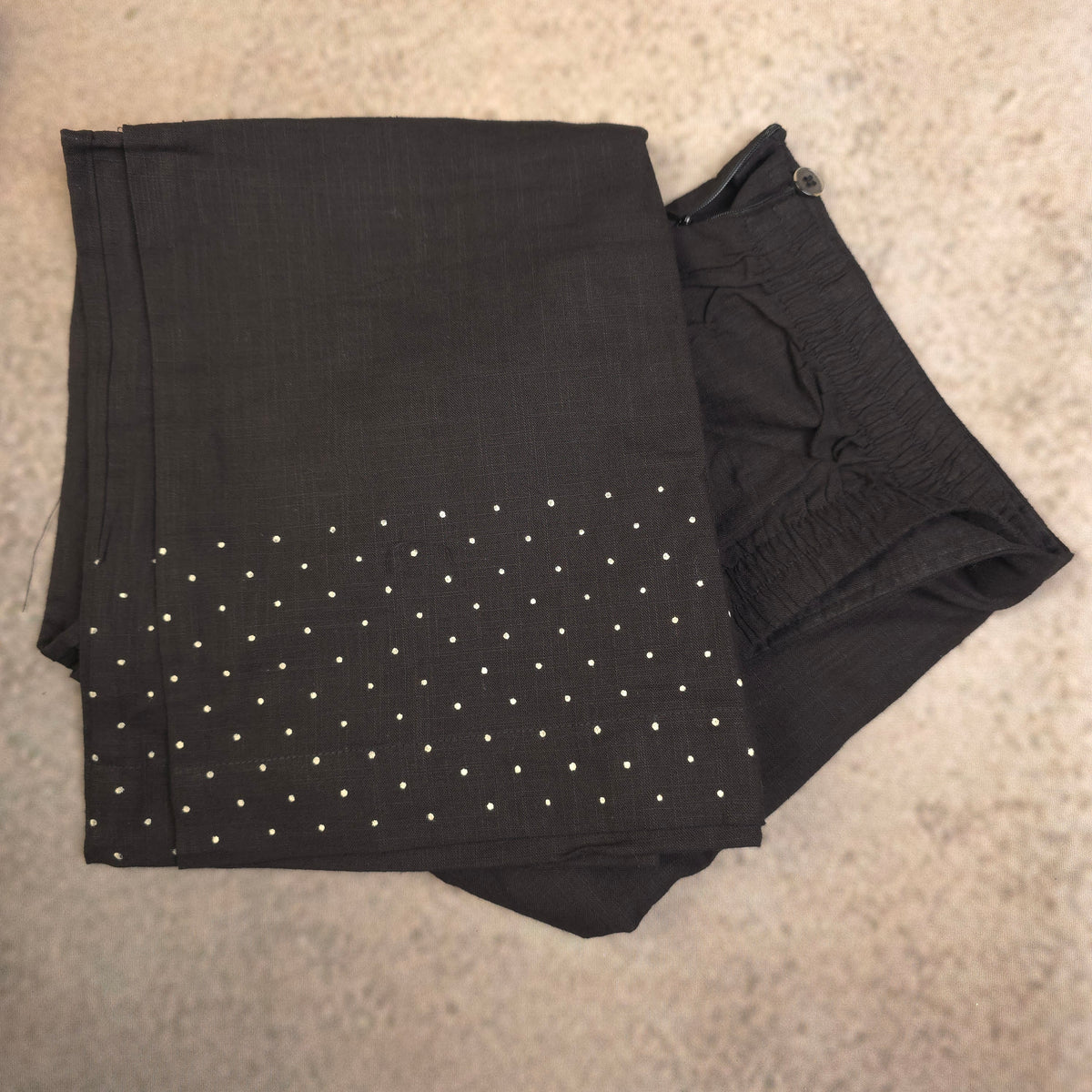 Kurti - 2 Piece Kurti Set - Black