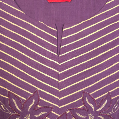 Kurti - 2 Piece Kurti Set - Purple