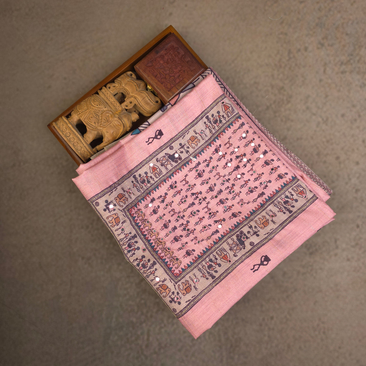 Salwar Material - Pink