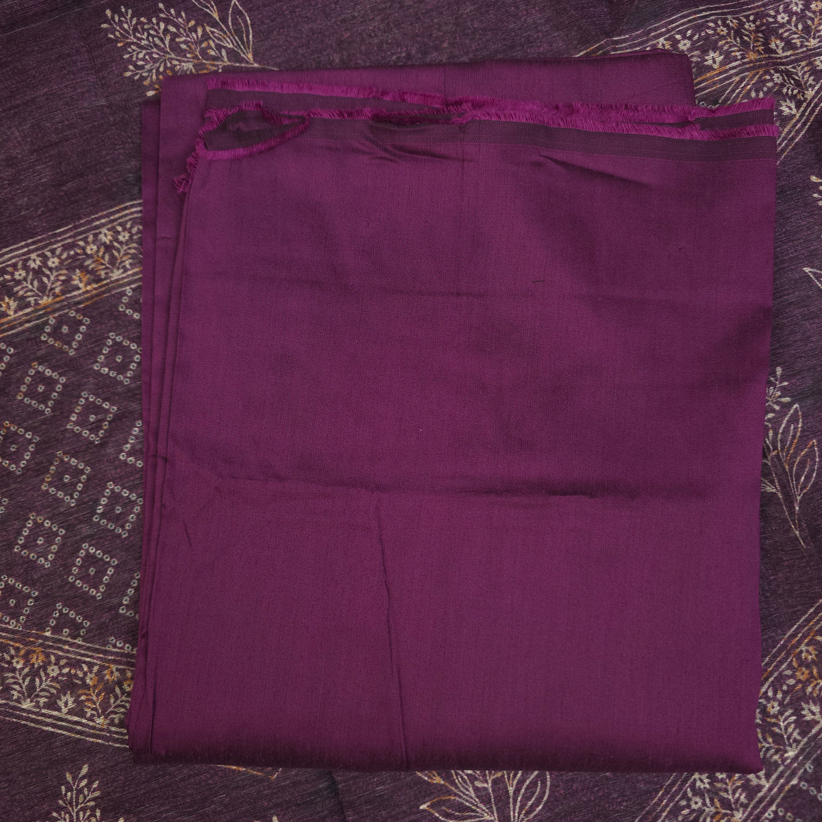 Salwar Material - Wine Purple