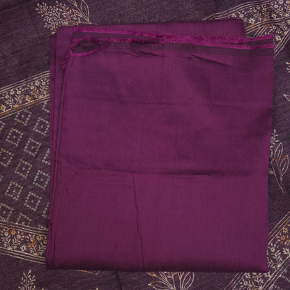 Salwar Material - Wine Purple