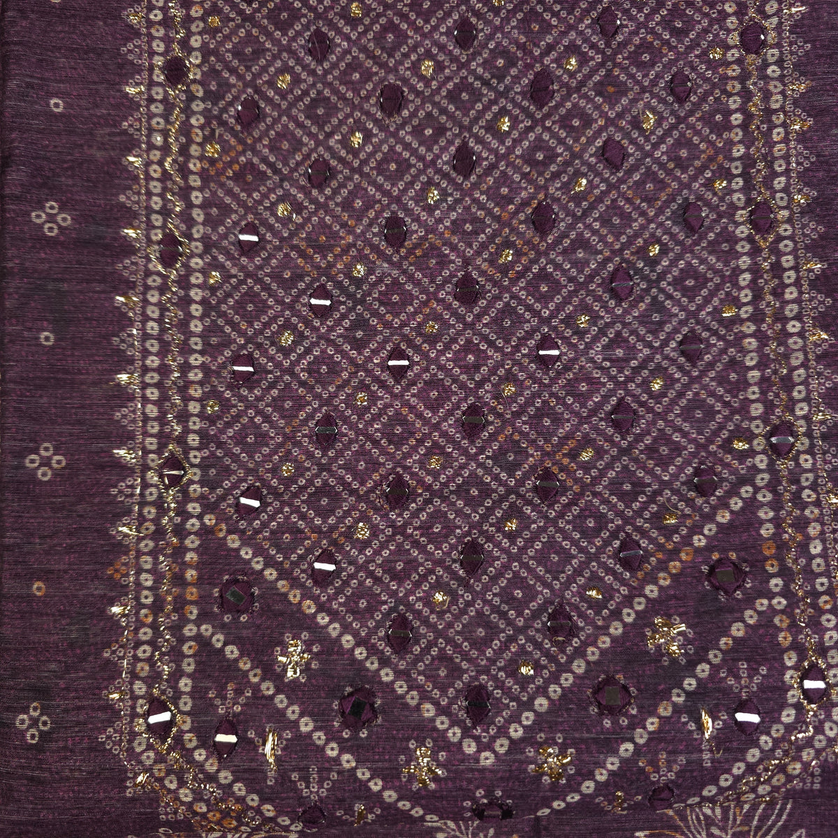 Salwar Material - Wine Purple