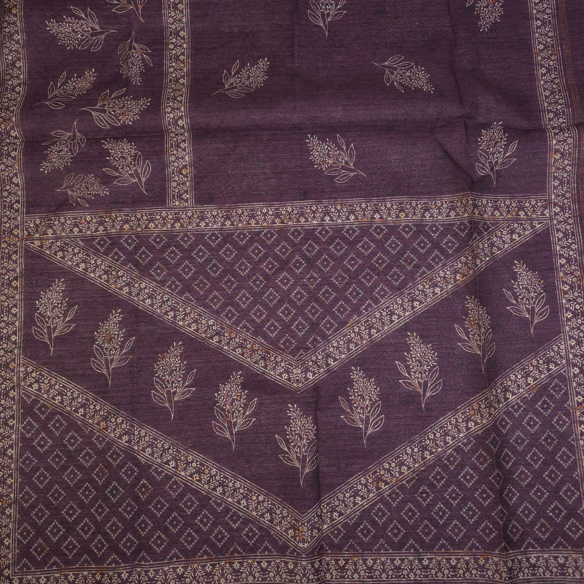 Salwar Material - Wine Purple