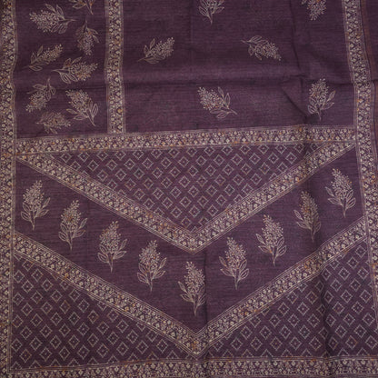 Salwar Material - Wine Purple