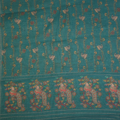 Salwar Material - Teal Green