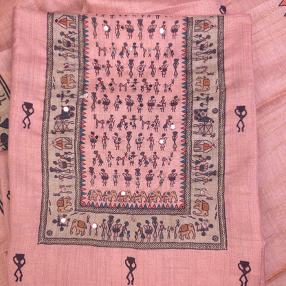 Salwar Material - Pink