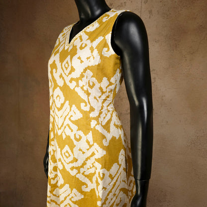 Kurti - 2 Piece Kurti Set - Muted Mustard