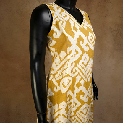 Kurti - 2 Piece Kurti Set - Muted Mustard