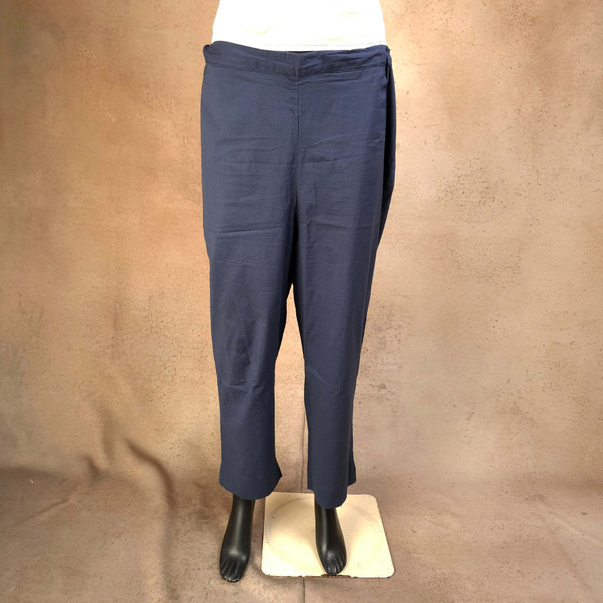 Kurti - 3 Piece Kurti Set - Muted Indigo