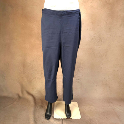 Kurti - 3 Piece Kurti Set - Muted Indigo