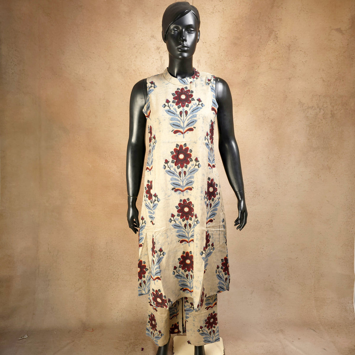 Kurti - 2 Piece Kurti Set - Ivory