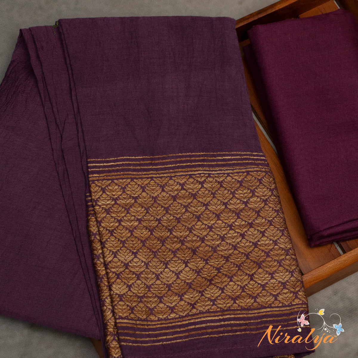 Salwar Material - Peach Beige