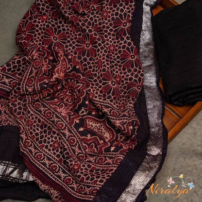 Salwar Material - Mustard Yellow Cotton Slub